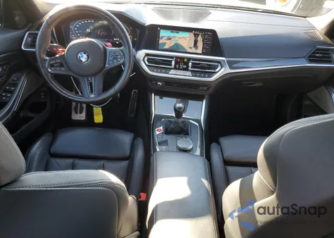 2021 BMW M3 Sedan z USA, uszkodzony, nr VIN WBS53AY03MFL47633